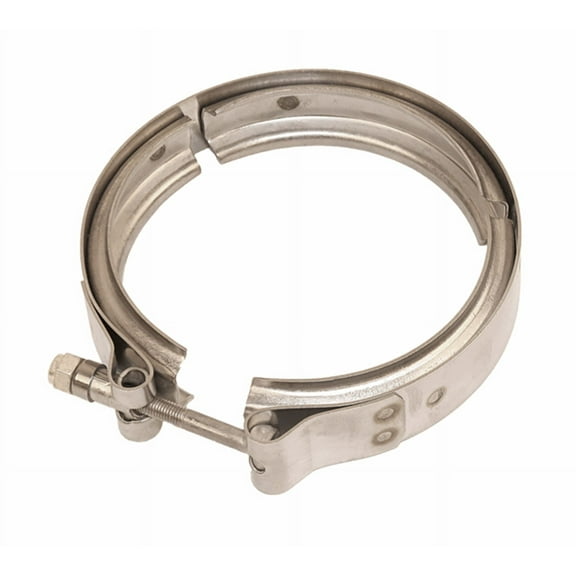 4.25" Quick Release V-Band Clamp Stainless Steel, Clamp Fittings for Exhaust Pipe Volvo VNL, Mack CV, CVN Models Replace 21060426
