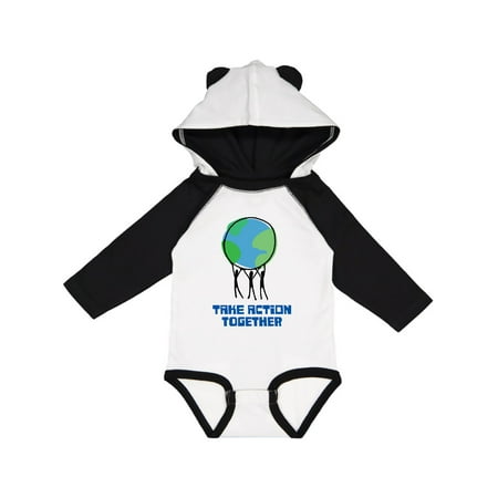 

Inktastic Take Action Together Save the Planet Gift Baby Boy or Baby Girl Long Sleeve Bodysuit