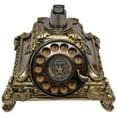 thumbnail image 5 of Antique Telephone Desk Phone European Style Old Fashioned Rotary Classic Corded Desk Phone, Antique Dial Handset Corded Desk Telephone for Home or Office Use, 5 of 12