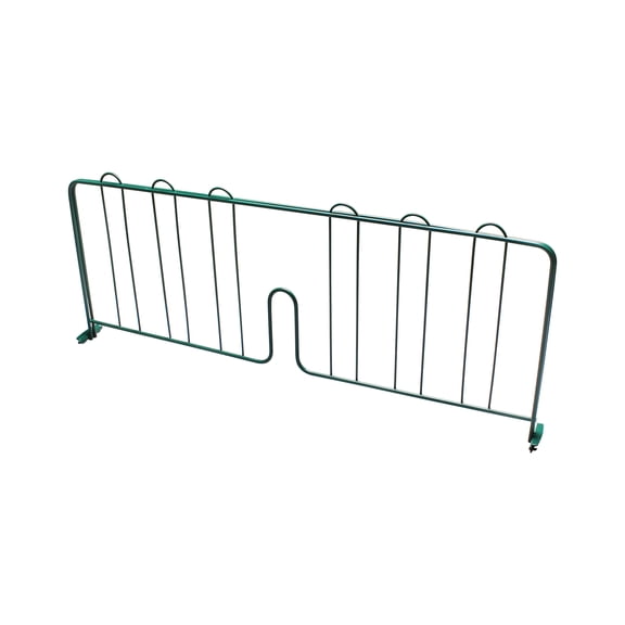 Excellante 24" pressure-fit shelf divider, green epoxy, comes in each