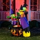 thumbnail image 4 of Joiedomi Inflables de Halloween de 6 pies de alto, tres brujas alrededor del caldero con luz de llama, decoración inflable para patio, inflables con LED incorporados para fiestas de Halloween, decorac, 4 of 5