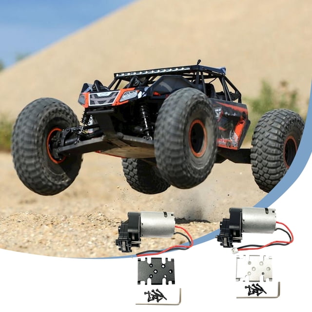 Ruiboury Parts Of Remote Control Car For Kids Easy To Control Gearboxes For Smooth Barrage Experience Center Gearboxes Seat Metal red 1Set