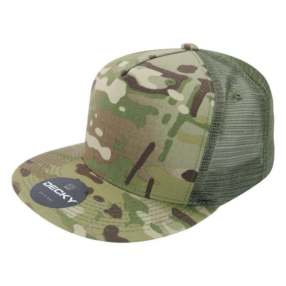 Decky 6304 MULTICAM 5 Panel Trucker Hat-MTC/MTC/OLV