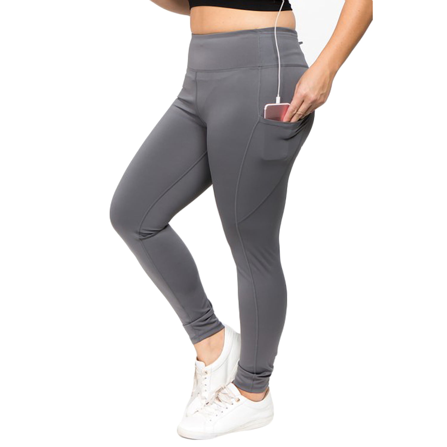 KQUZO Women's Plus Size High Waist Capris Compression Workout Leggings with  Pocket 22 Inseam, Capris _ Peat, 1X : : Clothing, Shoes &  Accessories