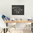 thumbnail image 5 of Lsque Monochrome Mushroom Artwork Print Wall Art – Decorative Picture for Living Room, Bedroom, and Office (Horizontal), 5 of 6
