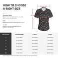 thumbnail image 4 of Vsdgher Mushroom Women Shirts V Neck Short Sleeve Tops T-Shirt Basic Tees, S to 3XLMedium, 4 of 5