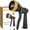 Black, variant on FANHAO Garden Hose Nozzle Heavy Duty, 100% Metal with 7 Patterns for Watering Nozzle, Green