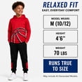 thumbnail image 6 of RBX Boys Jogger Set - Thermal Sports Hoodie and Tricot Joggers Athletic Outfit Set 4 Piece, 6 of 7