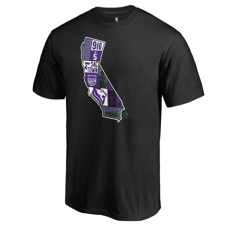 Men's De'Aaron Fox Black Sacramento Kings Player State T-Shirt