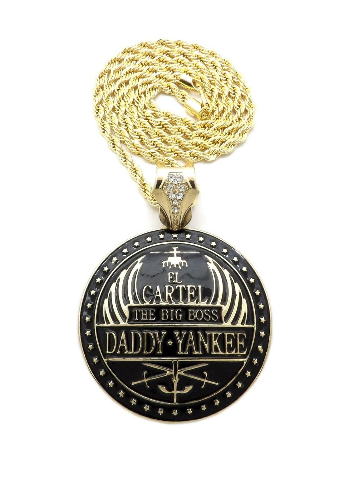 Daddy yankee gold chain discount