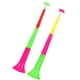 thumbnail image 3 of trompetas de juguete coloridas, portátiles, de plástico, pequeñas, para fútbol, para animar, telescópicas., 3 of 5