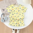 thumbnail image 4 of Grblisyd Girls Summer Outfits Size 10-12 Years Animal Print T-Shirts and Elastic Waist Shorts 2 Piece Outfit Kids Cute Clothing Sets, 4 of 7