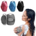 Antimicrobial Silicone Body Scrubber Exfoliating Body Scrubber for