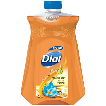 Dial Liquid Hand Soap with Moisturizer Refill, Miracle Oil Marula, 52