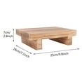 thumbnail image 3 of Jinsinto Wooden Bedside Step Stool Indoor & Outdoor Mobility Step Stool- Portable One Step Stool, 3 of 5