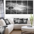 thumbnail image 1 of Vibrant Black White Lavender Field - Extra Large Landscape Canvas Art, 1 of 3