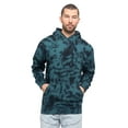 thumbnail image 3 of G-Style USA Men's Sweatshirt Mineral Wash Tie Dye Pullover Hoodie, Up To 2X, 3 of 6