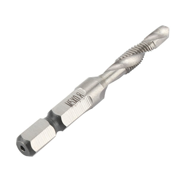 Hex Shank Drill Tap Taper Drill Bit M5 Drill Hex Handle Tap Drill Bits M5 HSS 1 4