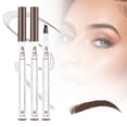 thumbnail image 1 of 2025 New 2PCS 3D Magic Microblading Eyebrow Pencil Waterproof Light Brown, 1 of 8