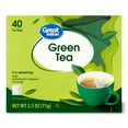 thumbnail image 2 of (4 pack) Great Value Green Tea Bags, 2.5 oz, 40 Count, 2 of 8