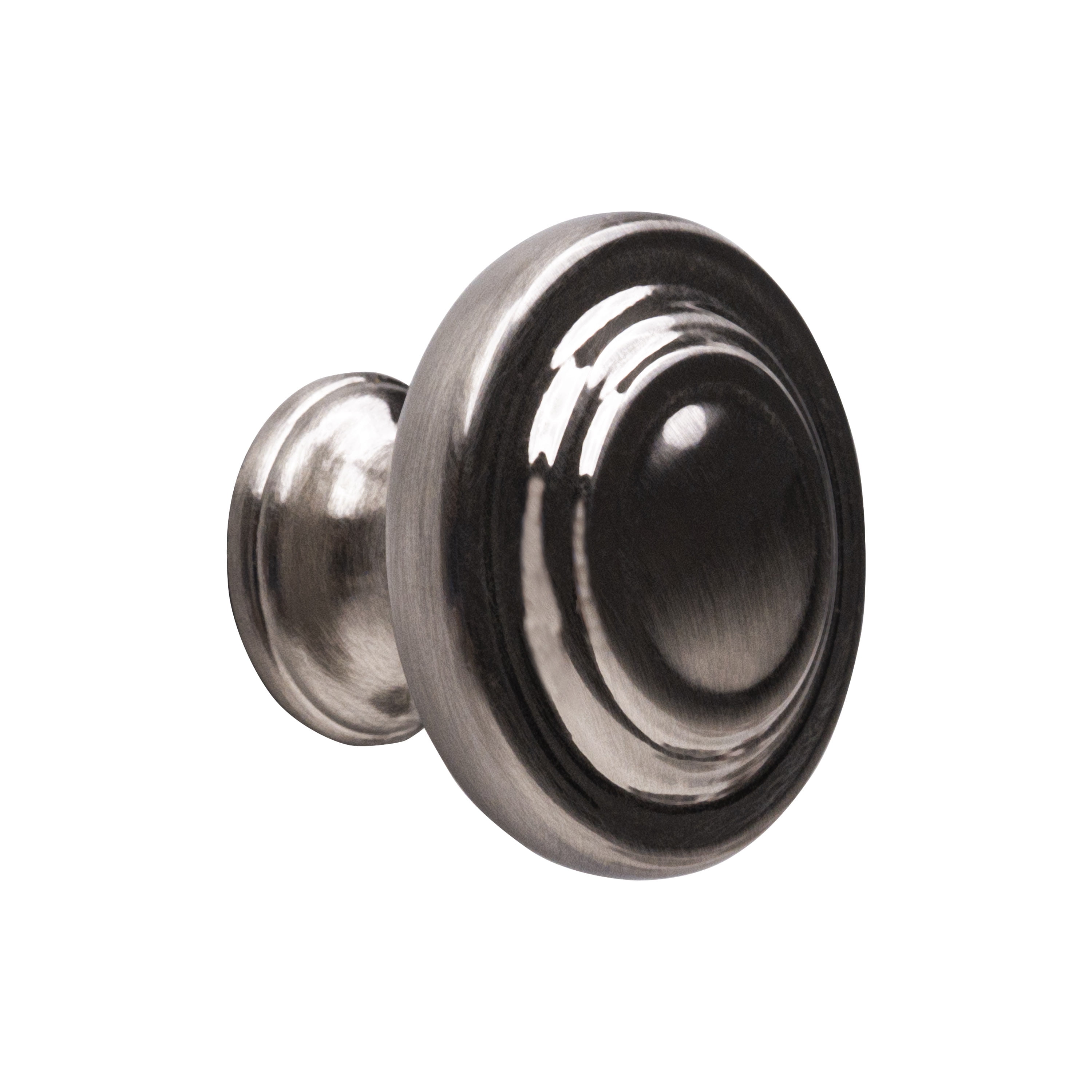 Better Homes & Gardens 1-5/16" (33mm) Turned Knob, Satin Nickel, 10 Pack