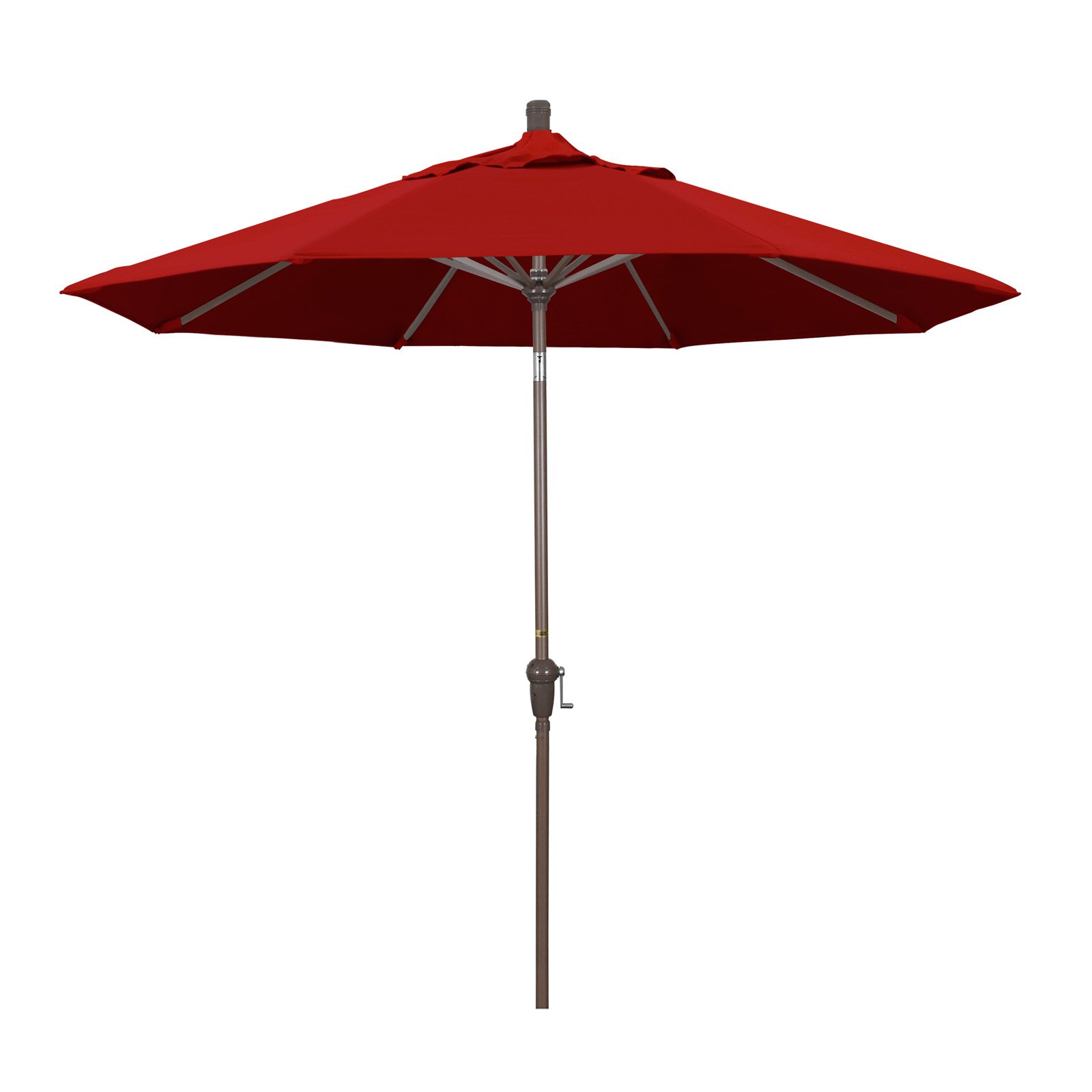 California Umbrella 9 ft. Sunbrella Aluminum Auto Tilt Market Umbrella