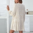 thumbnail image 3 of Vestido Con Cuello En V, Vestido De Mujer Suelto Para El Ocio Para El Día A Día. ANGGREK Otros, 3 of 6