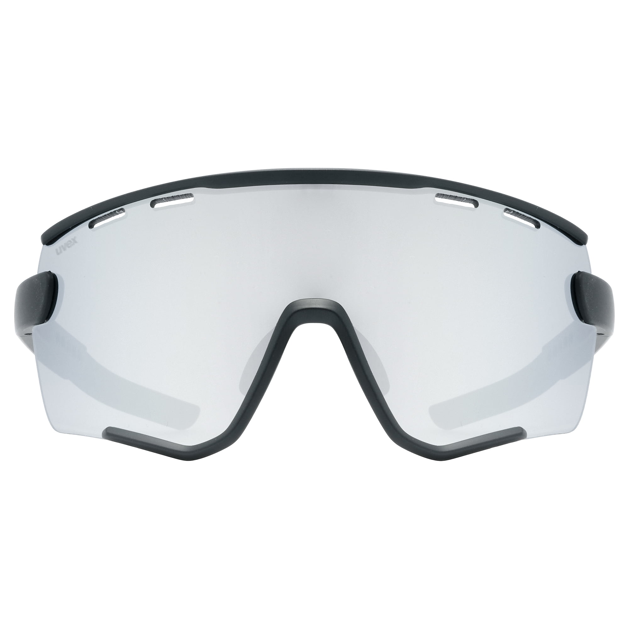 Uvex Unisex - Adults Sportstyle 236 Set Sports Eyewear - Black Matte/Silver - Anti-Fog & 100% UV Protection
