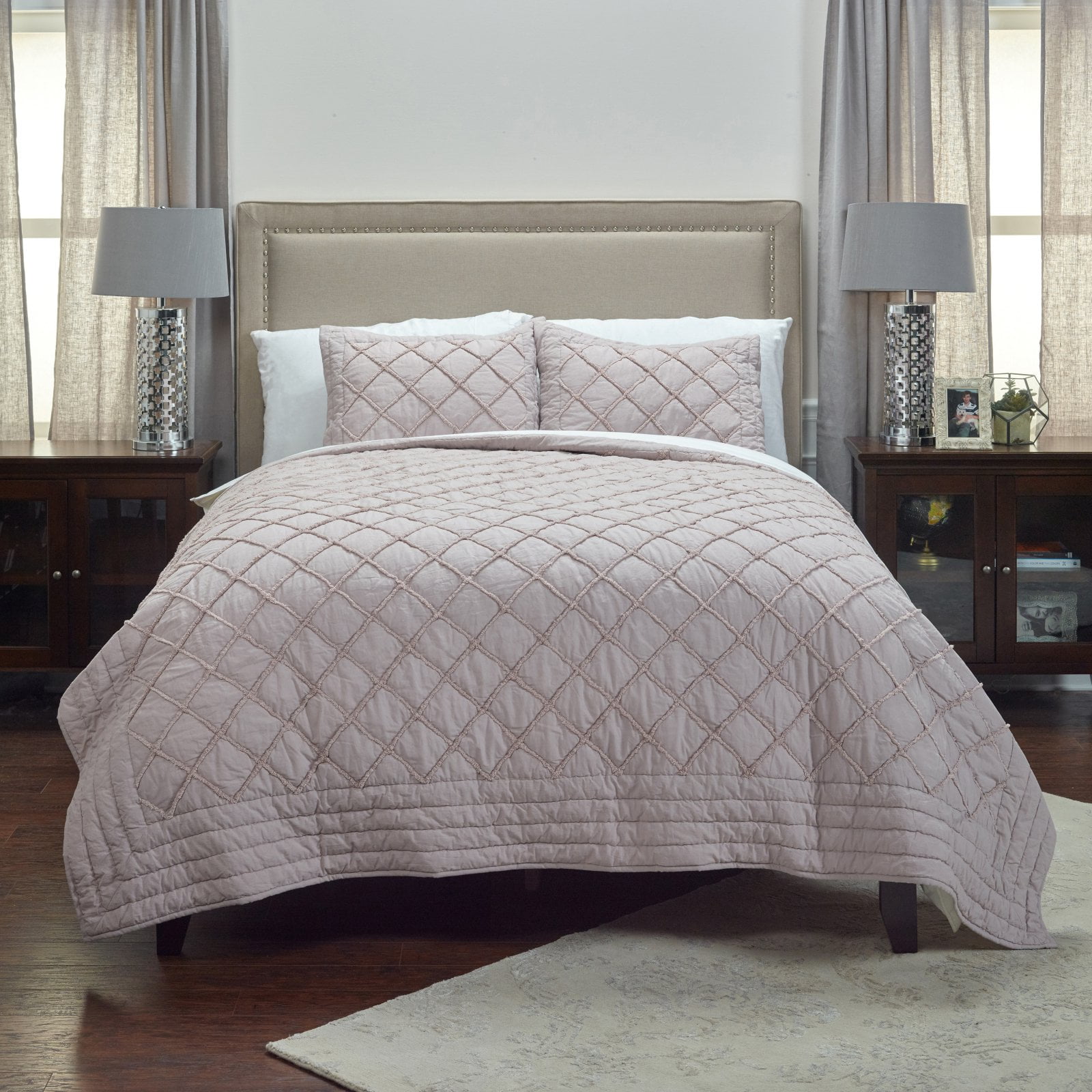 Rizzy Home BQ4235 Twin Quilt - Walmart.com