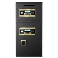 thumbnail image 4 of Lisonu 6.0 Cu. Ft. Digital Security Safe, Large Double-Door Steel Safe Box with Deposit Slot, Dual Alarm, and Included Fireproof Bag for Home & Office, Black, 4 of 16