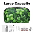 thumbnail image 3 of Saint Patrick's Day USB Organizer Oxford Cloth Waterproof Electronic Gadget Storage Bag 5.9x9.44x3.14 in Hard Drive Case Portable Small Box Cell Phone Charger Cord Organizer, 3 of 6