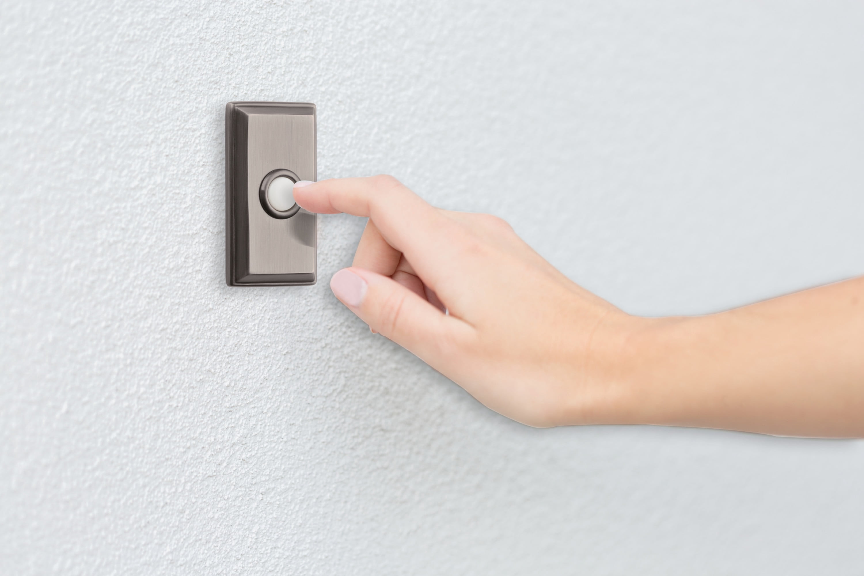 Baldwin 4860402 3" X 1-1/2" Illuminated Rectangular Door Bell From The Estate Collection -