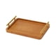thumbnail image 5 of Bandeja de bambú para servir, bandeja decorativa de almacenamiento, bandeja rectangular multifunción para servir. 195 cm x 30 cm, 5 of 7