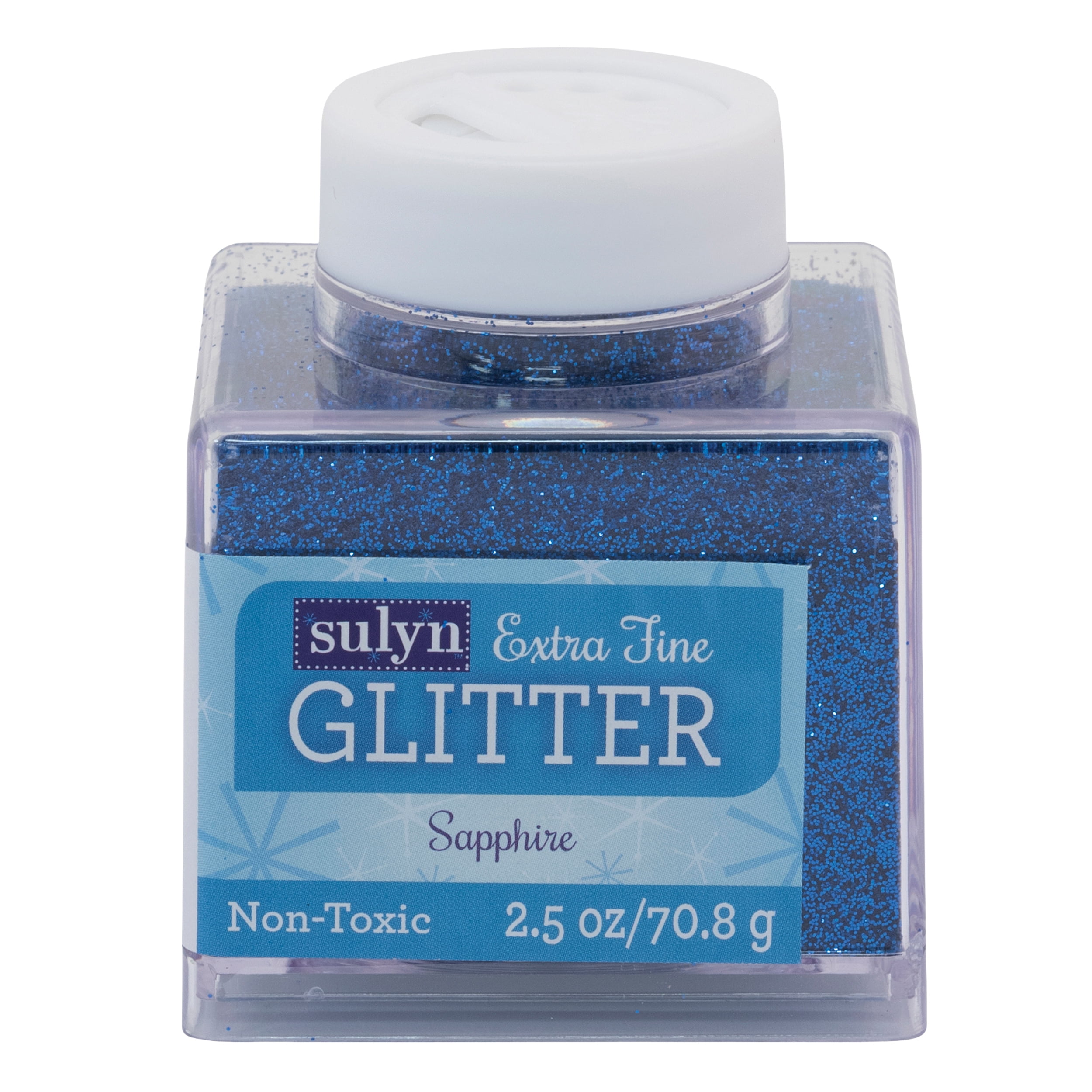Sulyn Extra Fine Glitter for Crafts, Sapphire Blue, 2.5 oz