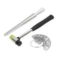 thumbnail image 4 of Ring Gauge Finger Sizer, Aluminum Alloy Mandrel 4 Sizes Metal Ring Measurement Maker Kit  Edges  For Jewelry, 4 of 8