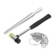 thumbnail image 4 of Ring Sizing Stick, Soft Tip Hammer 4 Sizes Quickly Calculate Lightweight Aluminum Alloy Mandrel Protective Ring Gauge Finger Sizer For Jewelry For Men Women ANGGREK 12345678, 4 of 8