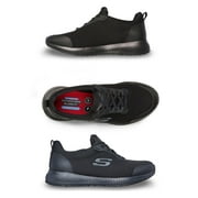 Skechers Women's Squad Food Service Slip-Resistant Shoes, Relaxed Fit with a Lace-Up Front