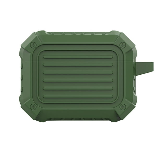 Xingzhi Earphone Silicone Case Cover Anti-shock Wireless Headphone Charging Case Shell Replacement for AirPods 3 Green