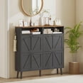 thumbnail image 2 of HOMCOM Armoire de Rangement pour Chaussures avec 4 Tiroirs Basculants, Armoire à Chaussures Étroite, Noir, 2 of 10