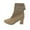 Khaki High-Heels Ankle Boots, variant on Women's Fashion Casual Elastic Socks Boots Pointed Toe Chunky Heels Ankle Booties for Winter Outdoor Indoor Wear