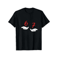 thumbnail image 3 of Six Seven Funny Gesture Graphic Iron-On Print Tees, Suitable For Boy, Children's Halloween Vibes, 3 of 6