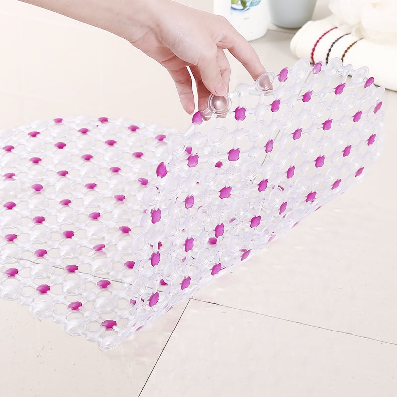 Bathroom Floor Mat Safety Shower Bathtub Pad Protection PVC Foot Carpet 68*  38cm