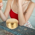 thumbnail image 1 of KALLORY Bol Multifuncional Dorado De Acero Inoxidable Para Sopa Arroz Y Ensaladas Uso Doméstico, 1 of 7