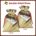 thumbnail image 2 of Honeii We Live for Adventure Print Small Burlap Bags,Christmas Drawstring Treat Bags Gift Bags Reusable Candy Goodie Wrapping Bags for Holiday Party Favors Supplies -Medium, 2 of 9
