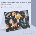 thumbnail image 3 of Yayeee Toggle Light Switch Wall Plate 2-Gang 4.56"x4.48" Decorative Outlet Cover, Orange Dinosaur, 3 of 7