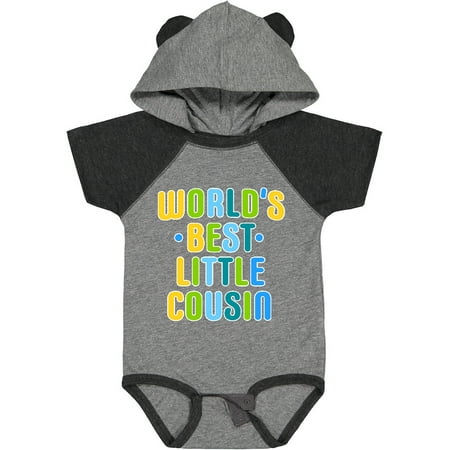 

Inktastic Worlds Best Little Cousin Gift Baby Boy Bodysuit