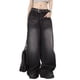 thumbnail image 1 of Pantalones vaqueros negros Retro de gran tamaño para mujer, pantalones de pierna ancha, pantalones vaqueros holgados de cintura baja, pantalones de barril, ropa de calle Chic Y2K para hombre, 1 of 5