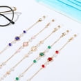 thumbnail image 4 of School Office Supplies Adjustable Anti Slip Pearl Colorful Beads Glasses Chain Necklace Strap Sunglasses Lanyards BLUE, 4 of 7