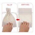 thumbnail image 2 of CIMAXIC Birthday 6pcs Lace Embroidered Canvas Drawstring Bags For Candy Presents Small Floral Sachet Pouches For Kids Gifting Pouches For Birthday Parties And Diy Crafts,5.51"X3.94"X0.08", 2 of 4