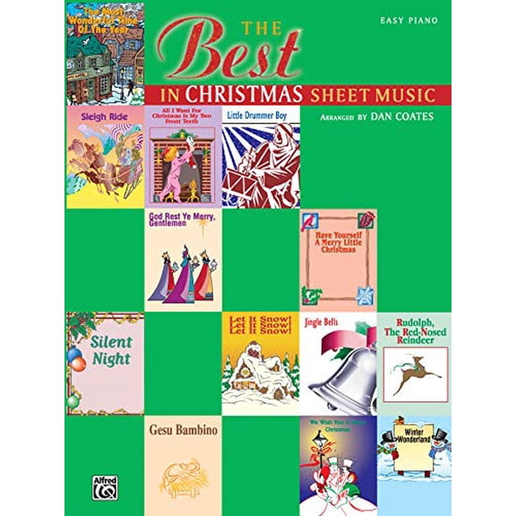 Pre-Owned The Best in Christmas Sheet Music (Paperback) 0769202292 9780769202297